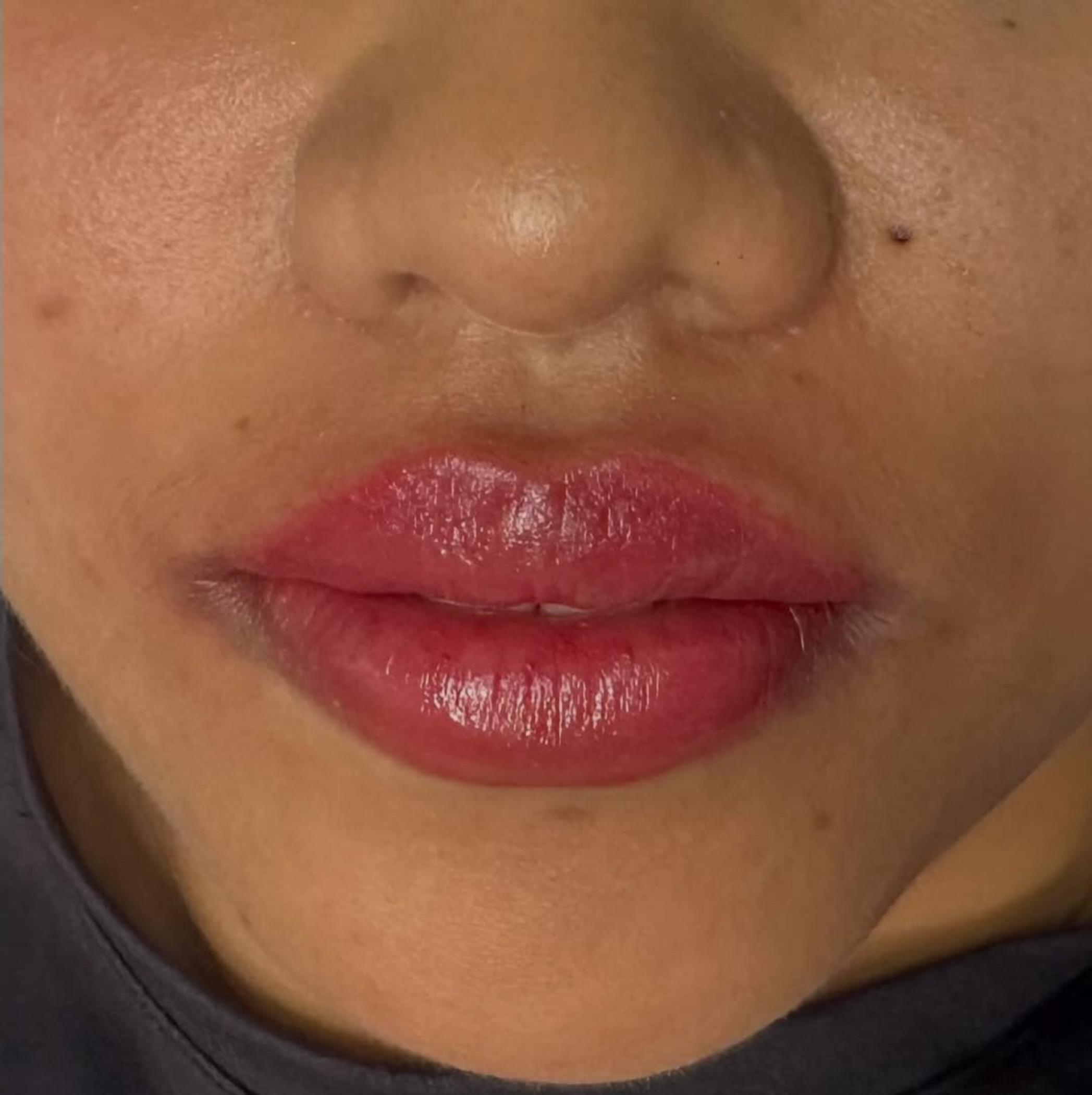 client consultation for permanent makeup