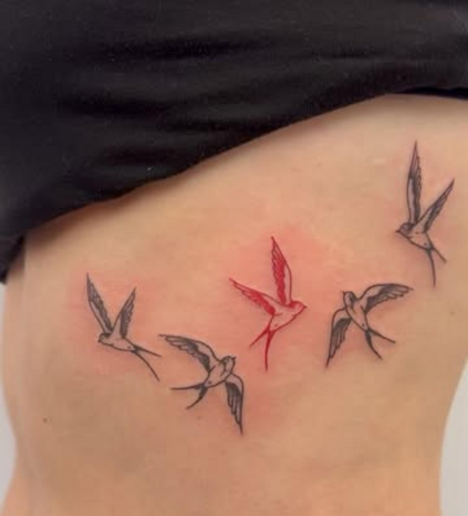 natural fine line tattoo sun exposure